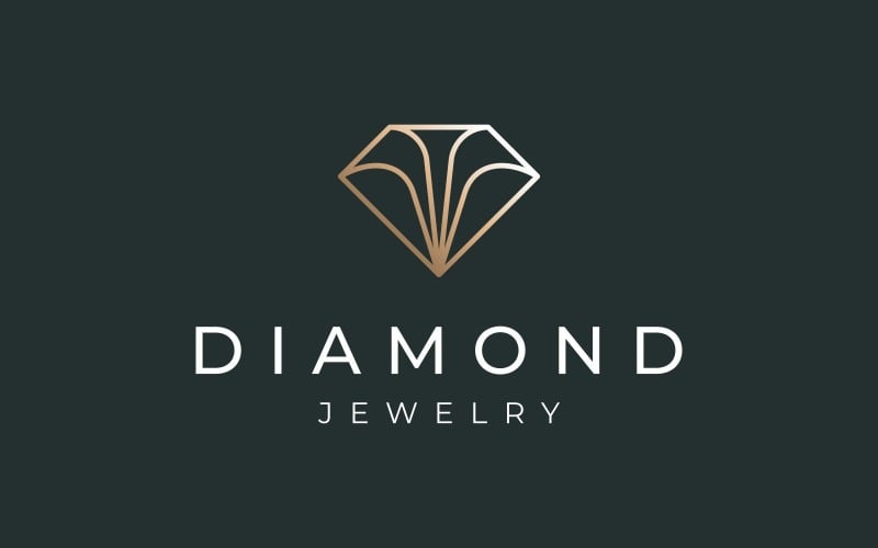 diamond gold luxury jewelry logo original
