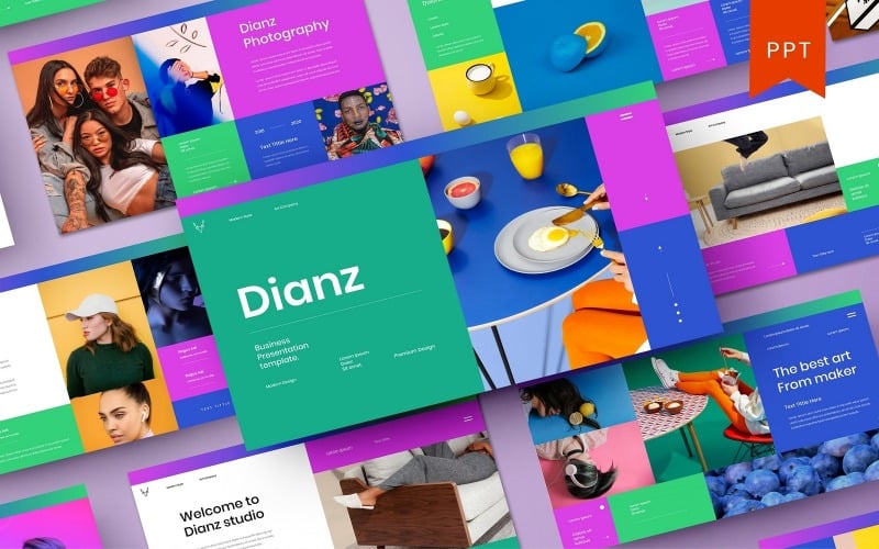 dianz business powerpoint template original