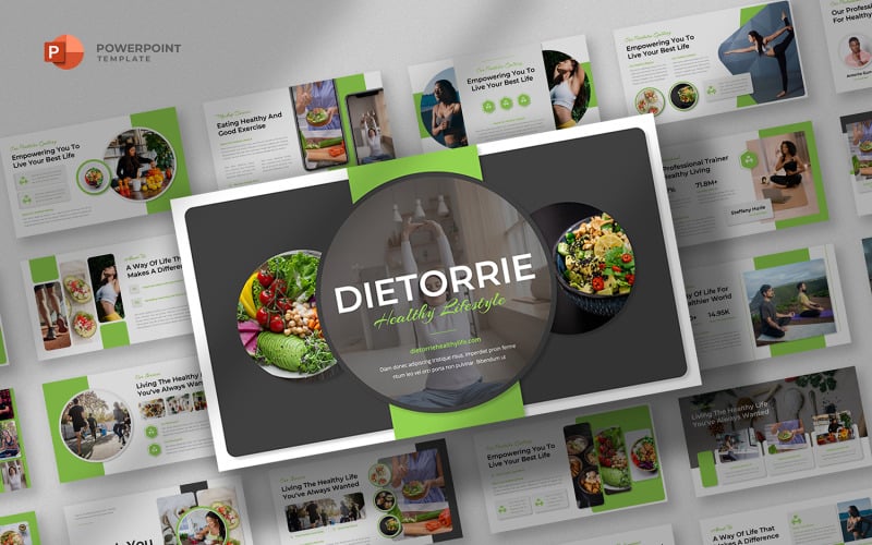 dietorrie health lifestyle powerpoint template original
