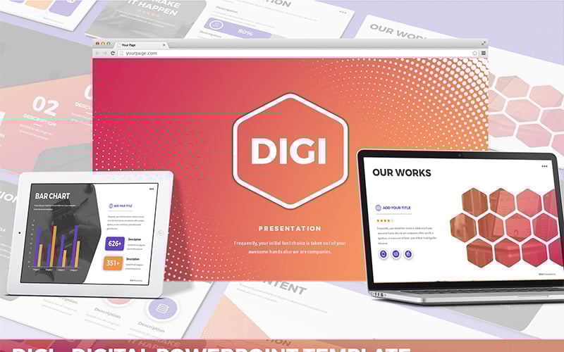 digi digital powerpoint template original
