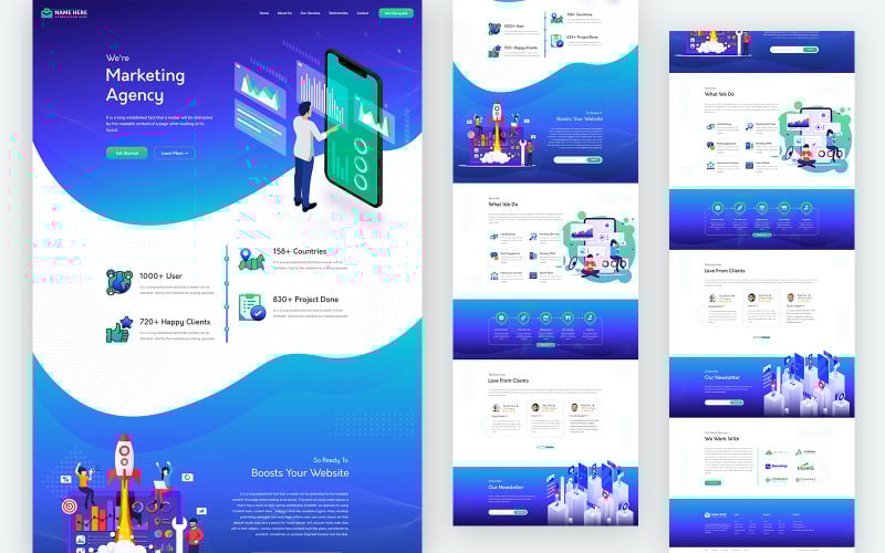 digiboost marketing agency html landing page original