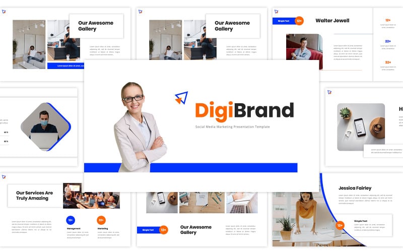 digibrand social media marketing powerpoint original