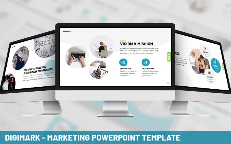 digimark marketing powerpoint template original