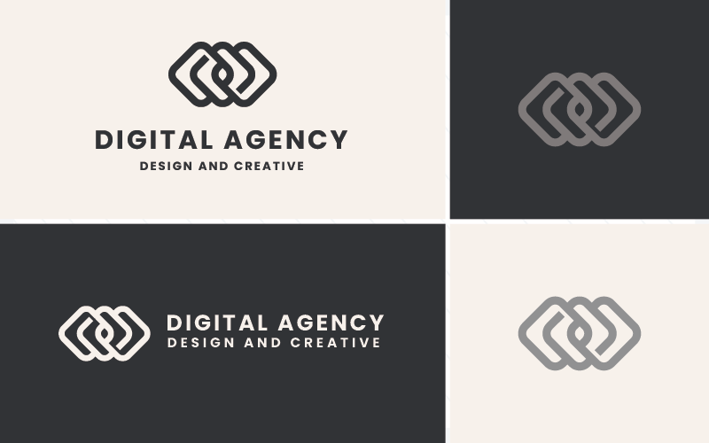 digital agency branding logo original