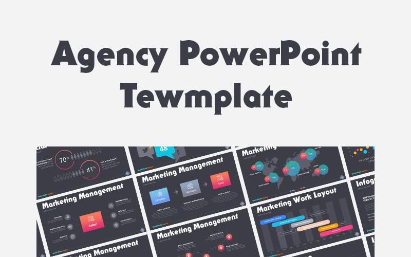 digital agency powerpoint template original