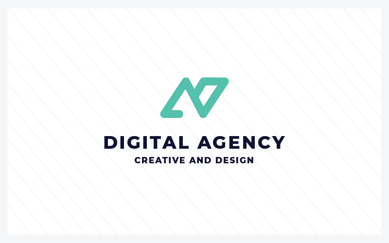 digital agency pro vector logo original