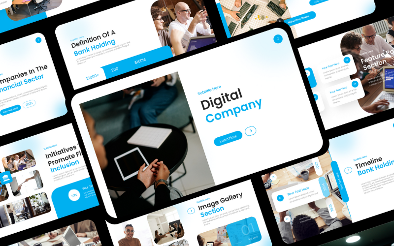 digital bank finance presentation original
