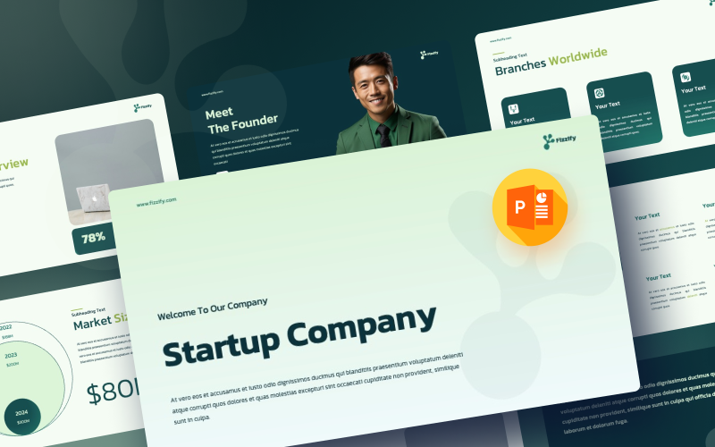 digital creative startup powerpoint presentation template original