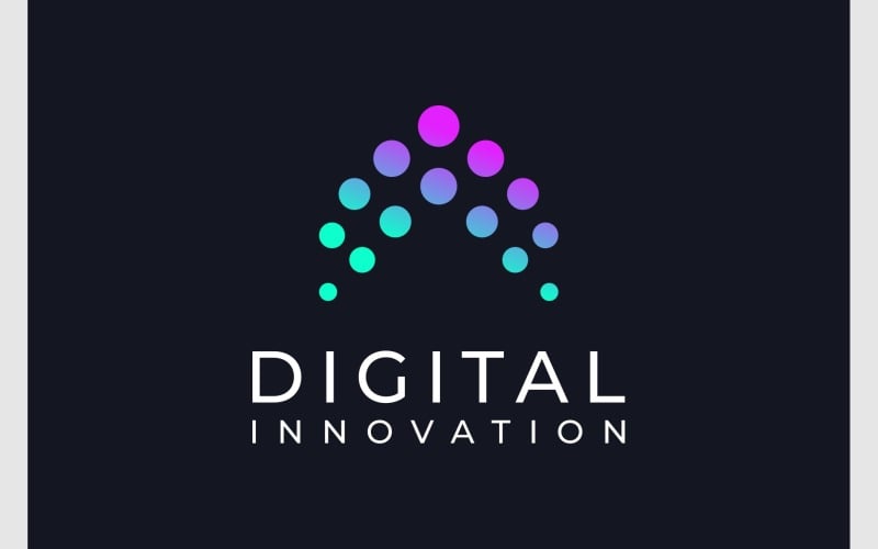 digital innovation startup logo original