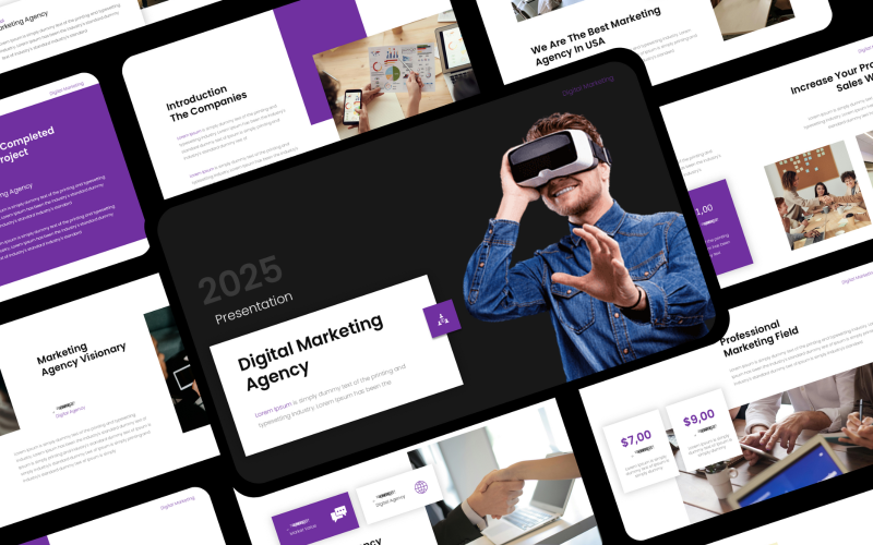 digital marketing agency presentation powerpoint original