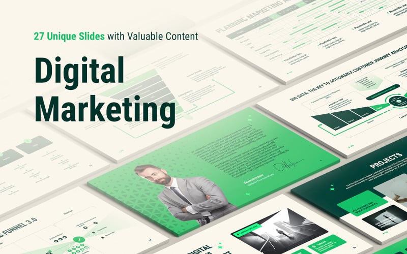 digital marketing planning for powerpoint original