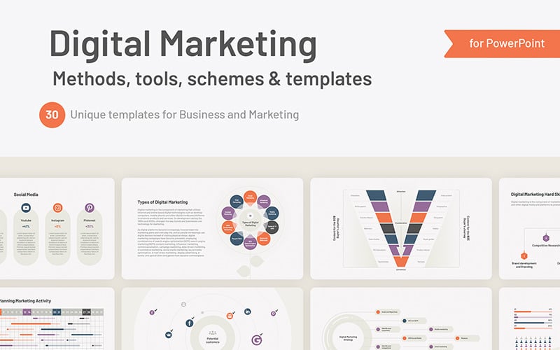 digital marketing powerpoint templates original