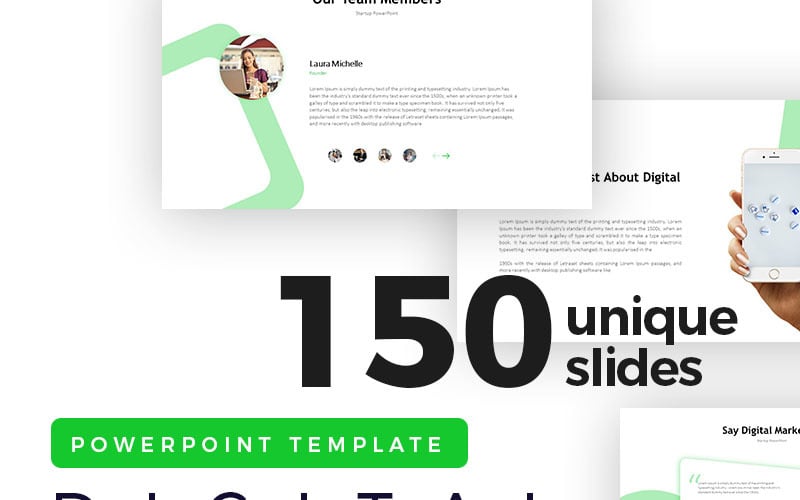 digital marketing presentation powerpoint template original