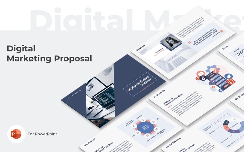 digital marketing proposal powerpoint original