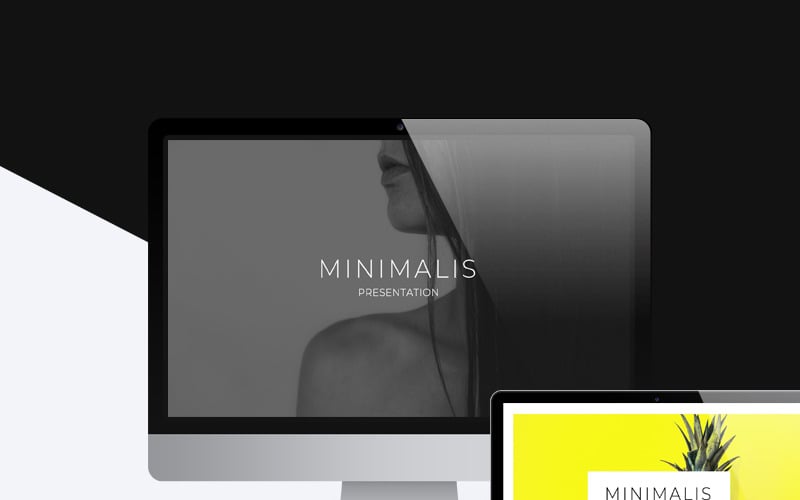 digital presentation powerpoint template original