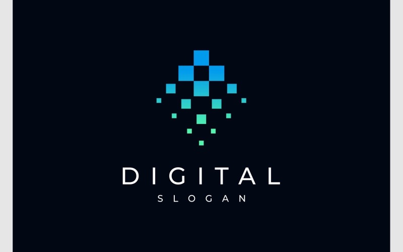 digital technology innovation logo original