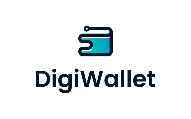 digital wallet payment tech logo original