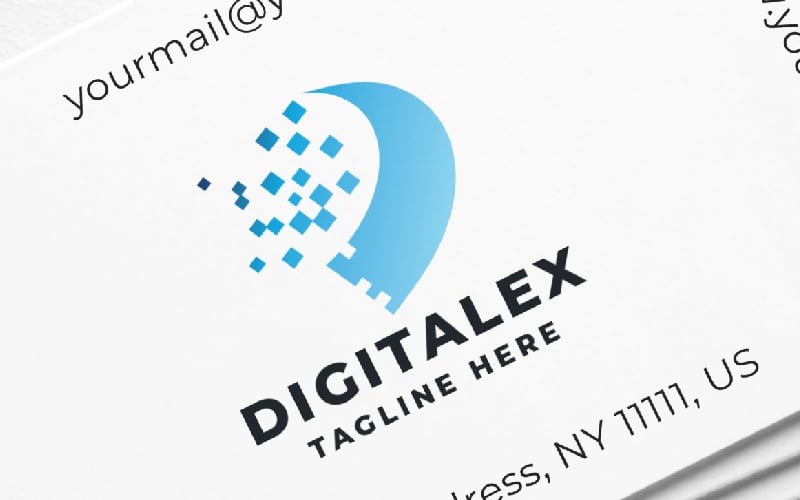 digitalex letter d pro logo template original