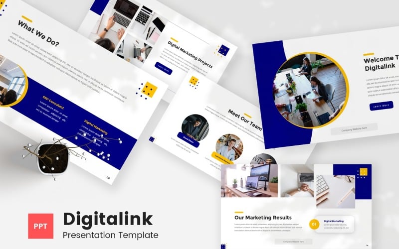digitalink seo and digital marketing powerpoint template original