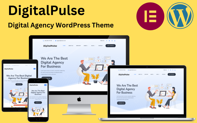 digitalpulse seo amp digital marketing agency wordpress theme original