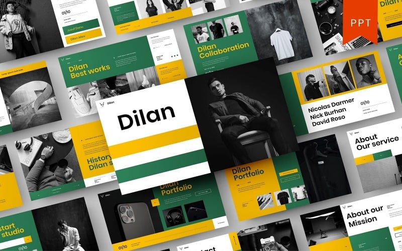 dilan busines powerpoint template original
