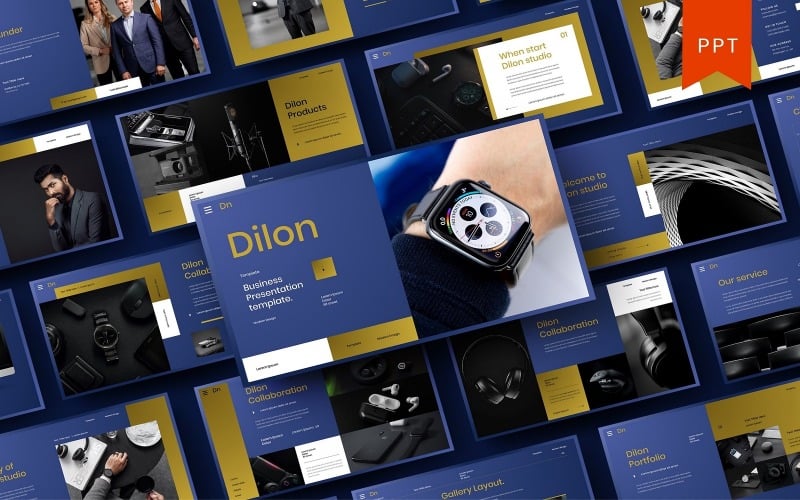 dilon business powerpoint template original