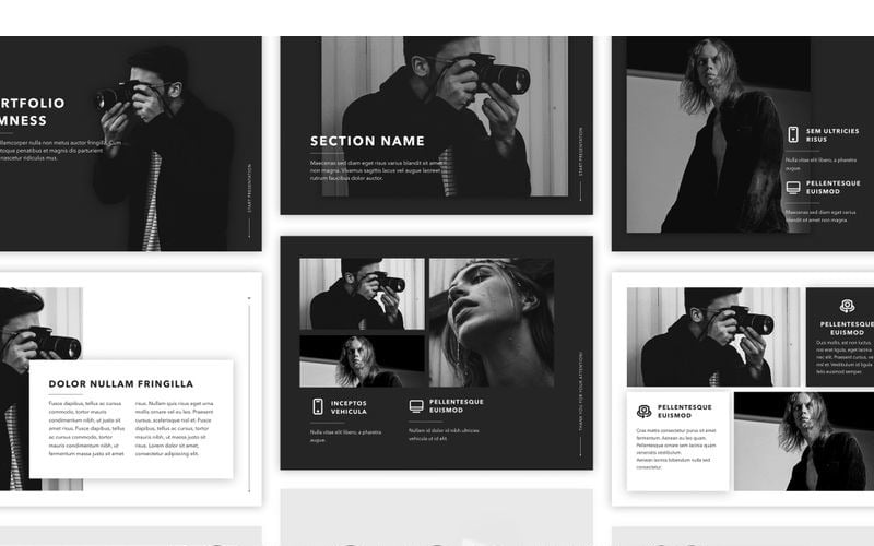 dimness powerpoint template original