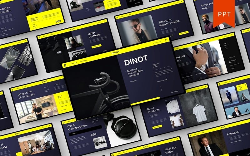 dinot business powerpoint template original