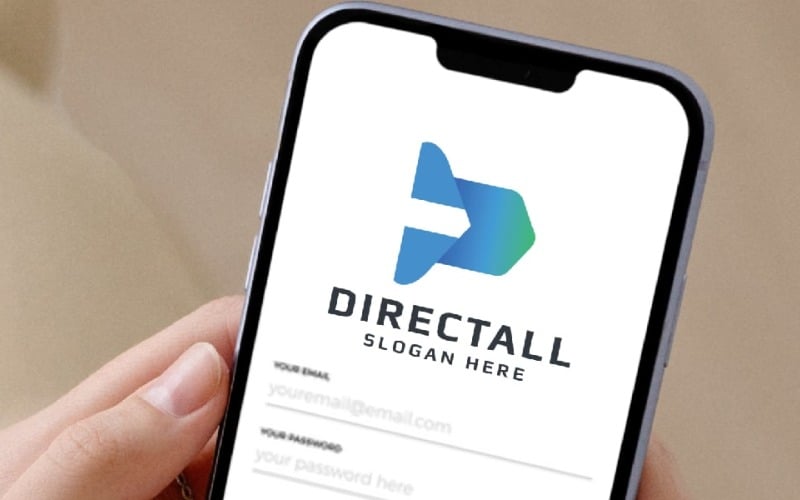 direct arrow side business logo original