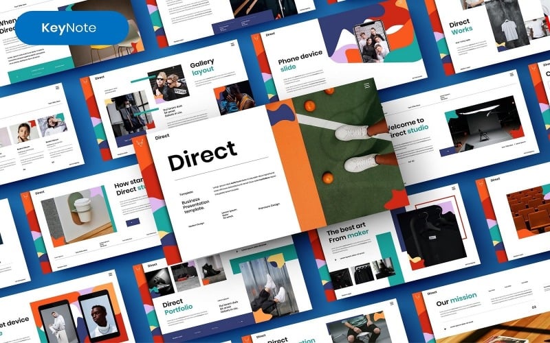 direct business keynote template original