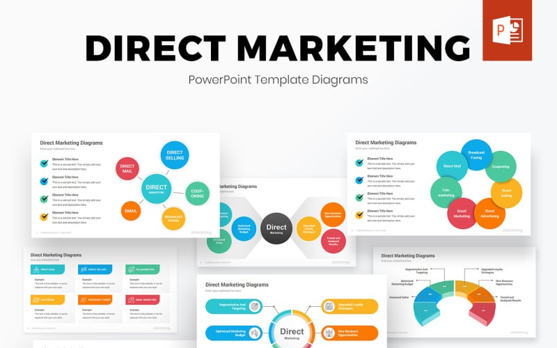 direct marketing powerpoint diagrams original