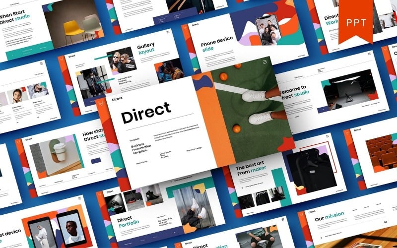 direct powerpoint template original