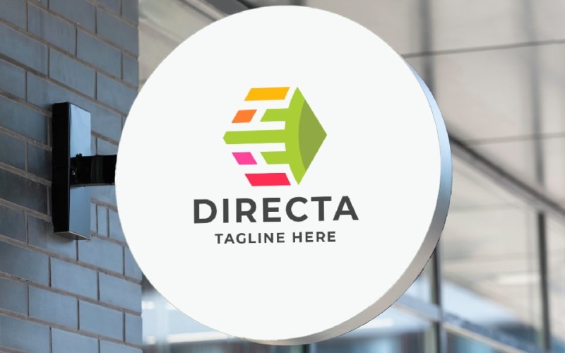 directa arrow side tech pro logo template original