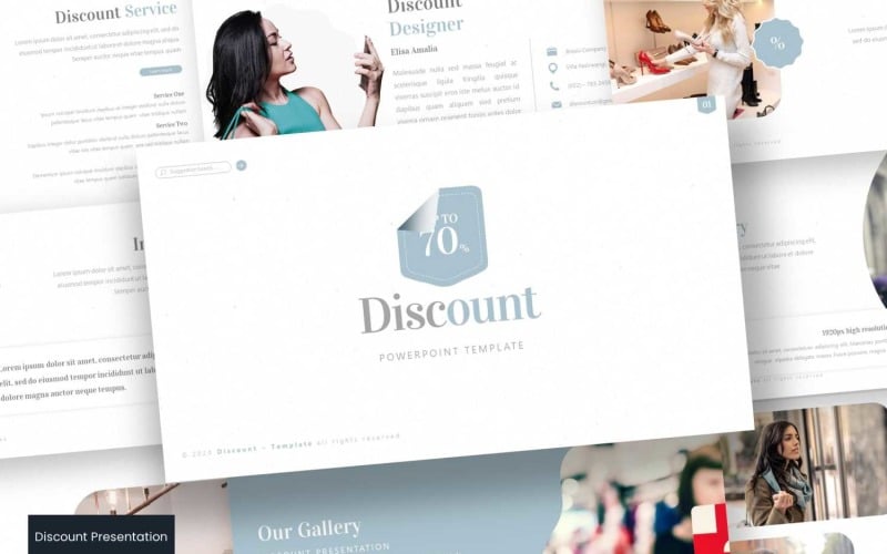 discount powerpoint template original