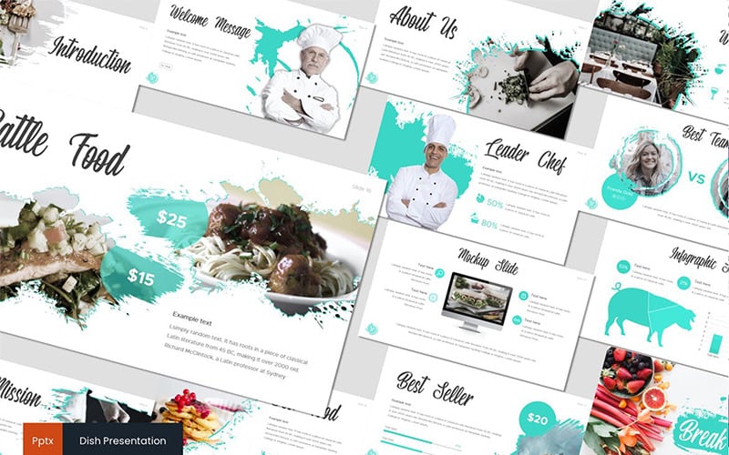 dish powerpoint template original
