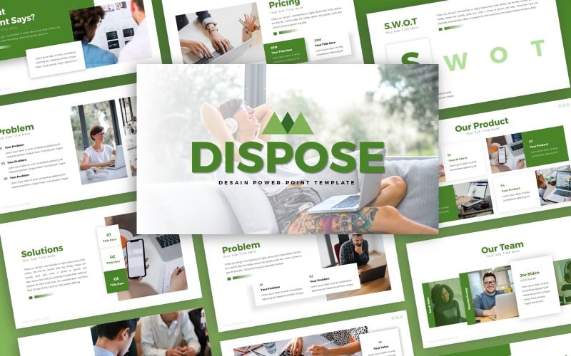 dispose business presentation powerpoint template original