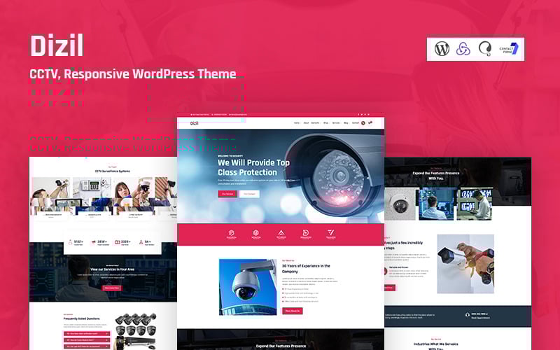 dizil cctv responsive wordpress theme original