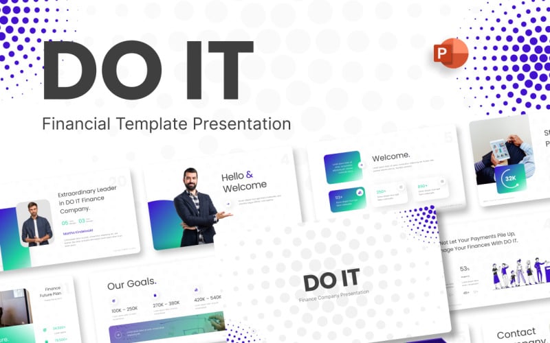 do it financial multipurpose powerpoint template original