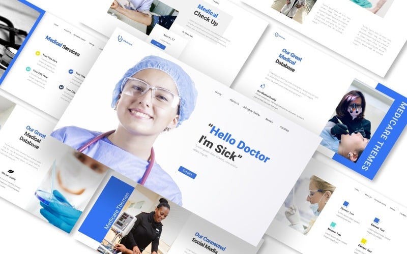 doctor presentation powerpoint template original