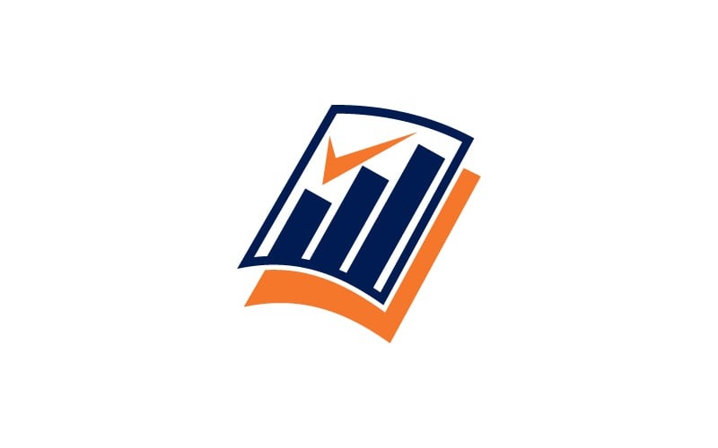 document tax business report solution logo template original