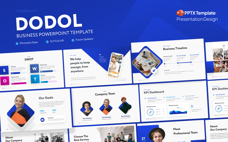 dodol business powerpoint presentation template original
