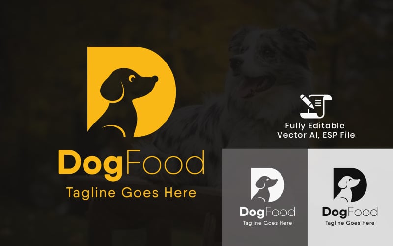 dog logo dog food company original
