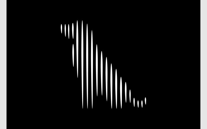 dog silhouette sound voice logo original