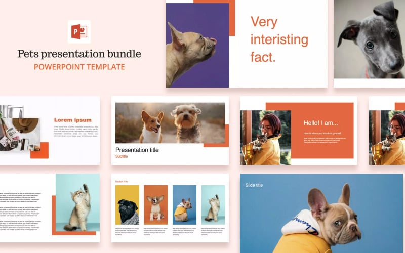doggydog pets powerpoint template original