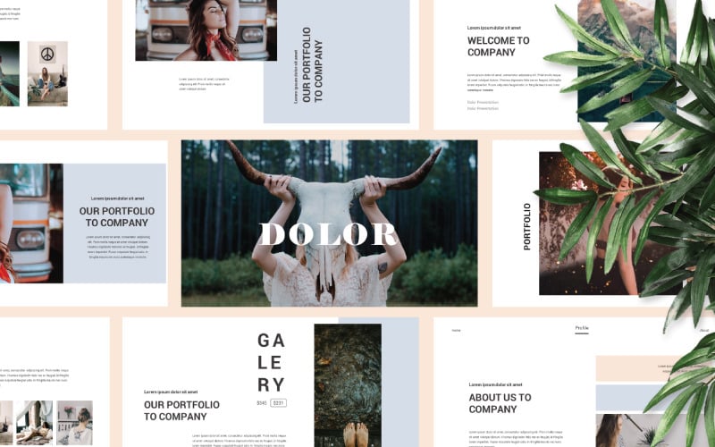 dolor powerpoint template original