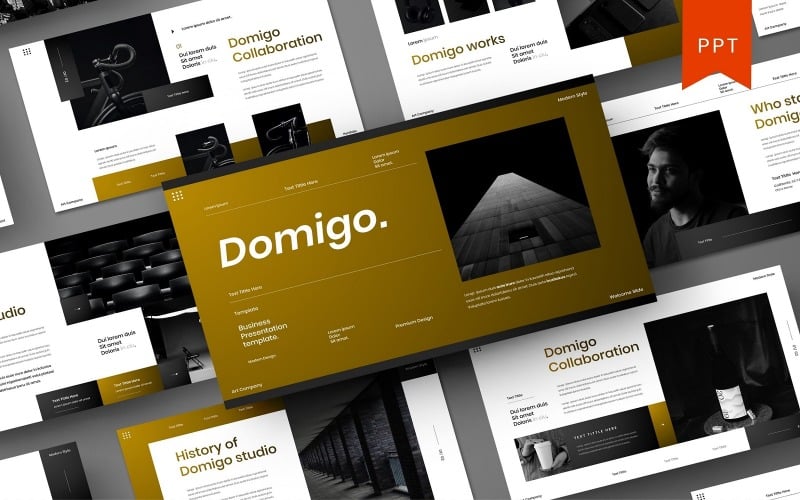 domigo business powerpoint template original