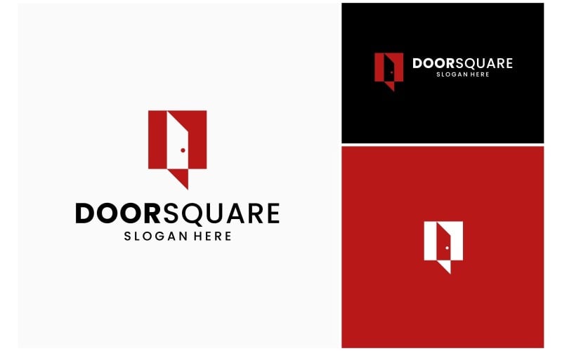 door square room interior logo original