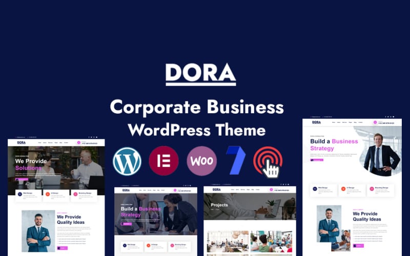 dora corporate business wordpress theme original