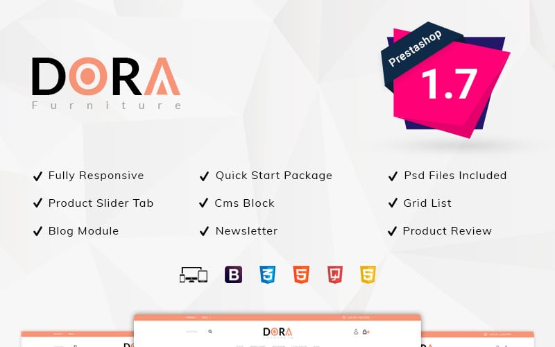 dora furniture shop prestashop theme original