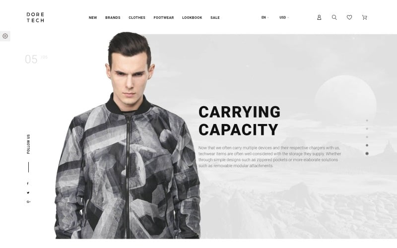doretech prestashop theme original